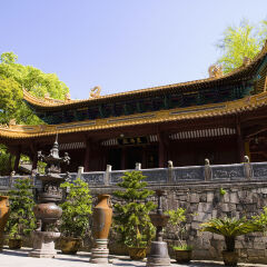 中国,浙江,普陀山,法雨寺景区,法雨禅寺,玉佛殿,