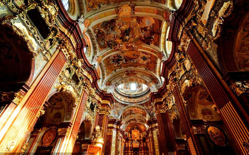 电影《音乐之声》外景拍摄地之一,精美绝伦的梅克尔修道院