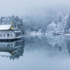 如琴湖初雪