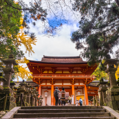 Kasuga Taisha main entrance in Nara, Japan