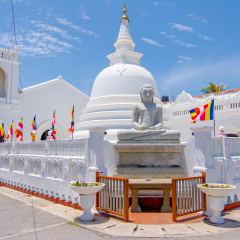 Historical buildings & architecture inside the Galle Dutch fort.  Galle Dutch fort is a historical, archaeological and architectural heritage monument which is more than 423 years 
