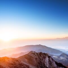 Sunrise on Rinjani