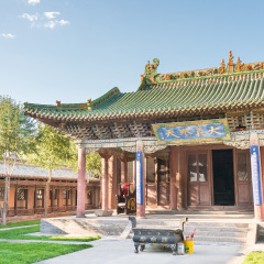 SHANXI, CHINA -  Sept 18 2015: Guandi Temple. a famous historic site in Datog, Shanxi, China.