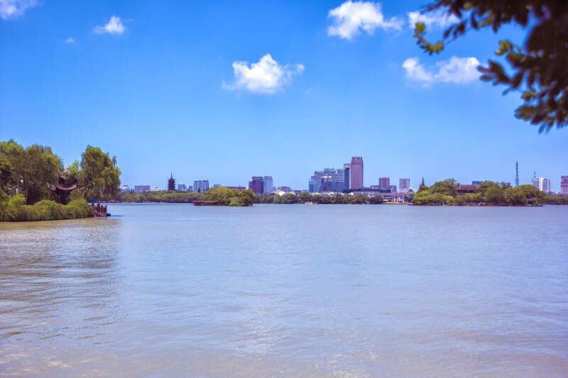 嘉兴南湖湖心岛,嘉兴南湖揽秀园,嘉兴南湖景点_文秘苑图库