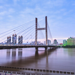 吉林市松花江临江门大桥建筑景观