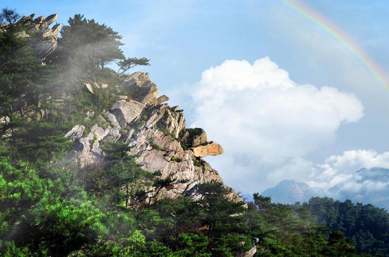 最美不过鹰峰夕照_沂蒙山游记_途牛