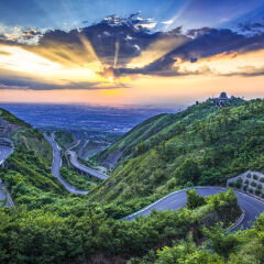 中国西安骊山风光