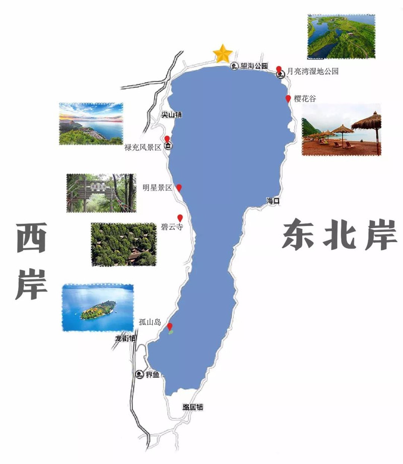   線路特色: 撫仙湖環湖遊,多種玩法介紹  / 旅遊