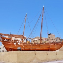 United Arab Emirates (Dubai) - Aug 2017: The Dubai Museum and offers a fascinating insight into the city’s heritage and culture
