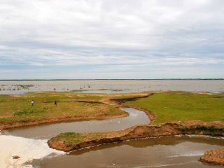 莫力庙水库沙湖