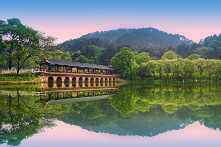 <贵州旅游---梵净山+天生桥峡谷+镇远古城+西江千户苗寨3晚4日游>身游高山流水间，心归梵音佛香处，净心之旅