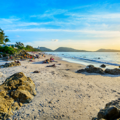 Landscape of Phuket. Located in Patong Beach, Phuket, Thailand.