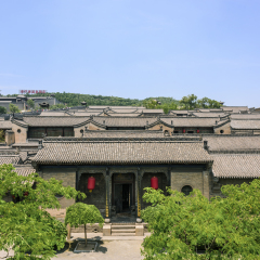 China Shanxi Province Wang Family Courtyard, a famous Chinese folk ancient buildings.