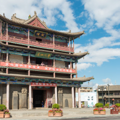SHANXI, CHINA -  Sept 23 2015: Datong City Wall. a famous historic site in Datog, Shanxi, China.