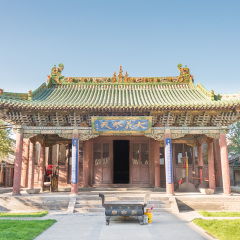 SHANXI, CHINA -  Sept 18 2015: Guandi Temple. a famous historic site in Datog, Shanxi, China.