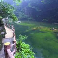 河南云台山泉瀑峡