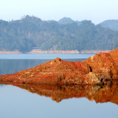 江西省婺源县赋春镇鸳鸯湖自然景观