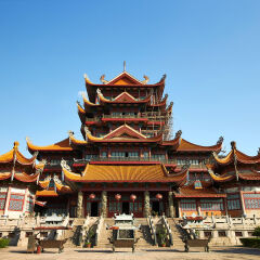 福州西禅寺罗汉堂外景