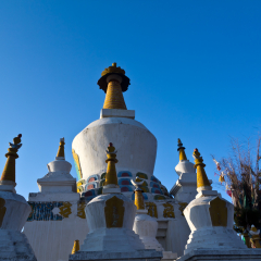 Shangri-La Baita Temple Park architectural landscape