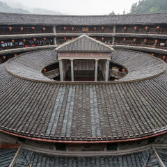 福建永定洪坑土楼群土楼小王子振成楼