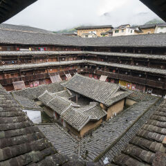 福建永定洪坑土楼群