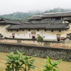 福建永定洪坑土楼群福裕楼