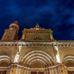 Manila Cathedral at Twilight