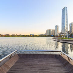 深圳湾城市天际线