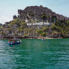 LANGKAWI,KEDAH-MARCH 19 2017:KILIM Geopark is one of the must visit spots in Langkawi