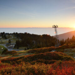 Grouse Mountain Autumn sunset