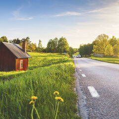 Rural scene in Sweden