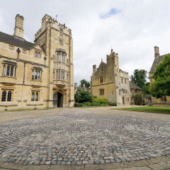英国牛津校园路面