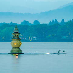 Hangzhou West Lake Santan Yinyue Night View