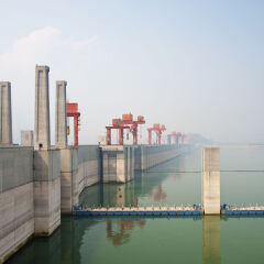 Three Gorges Dam on The Yangtze River