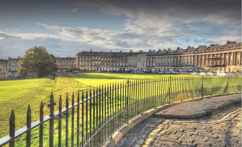 英国唯一列入世界文化遗产的城市巴斯风光