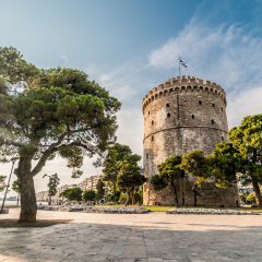 White Tower of Thessaloniki, Greece - Wide angle Lens