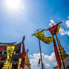 云南大理的天龙八部影视城