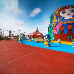 呼伦贝尔满洲里市俄罗斯套娃广场