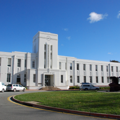 CANBERRA, AUSTRALIA - JULY 15, 2010: The building of School of Art at Australian National University