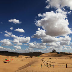 内蒙古响沙湾风景区风光
