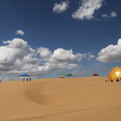 内蒙古响沙湾风景区风光