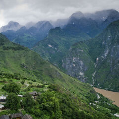 China, Landscape with Tiger Leaping Gorge
