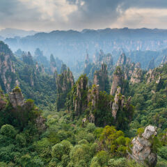 Mountains in Zhangjiajie national park