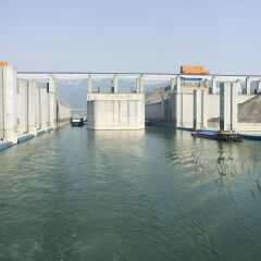 Locks At Three Gorges Dam