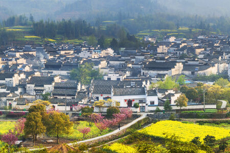 <黄山-篁岭-西递-宏村双高5日游>篁岭梯田，住山上观日出， 游西递、宏村  亲临画中仙境