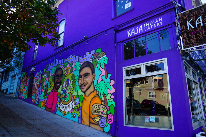 往mission district走.