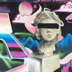 海口白沙门涂鸦墙