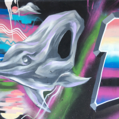 海口白沙门涂鸦墙