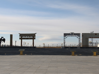 满洲里国门景区