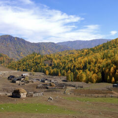 新疆禾木风光 景点模块